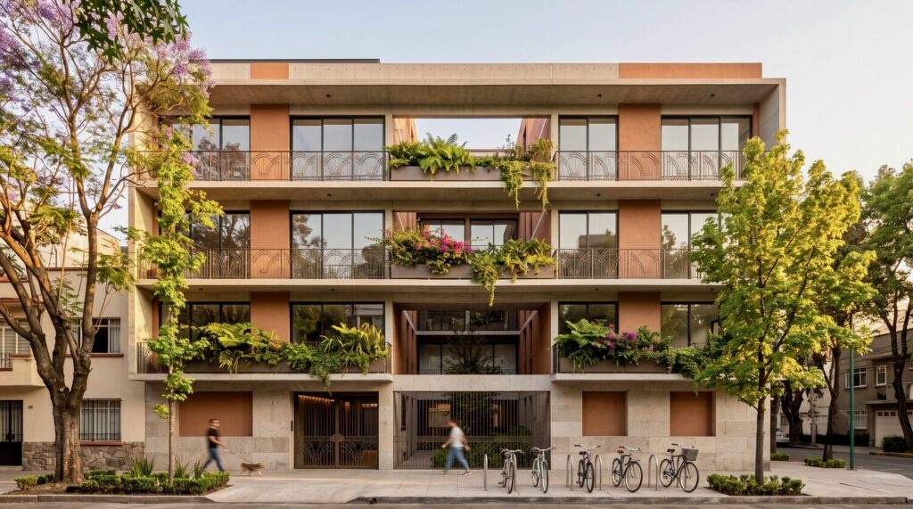 Edificio residencial en zona consolidada de la Ciudad de México